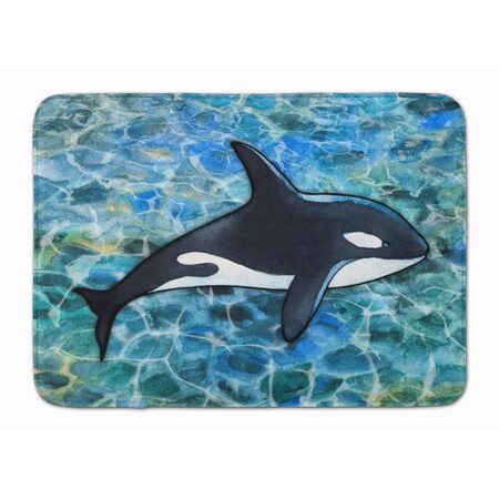 Carolines Treasures Killer Whale Orca Machine Washable Memory Foam Mat BB5348RUG